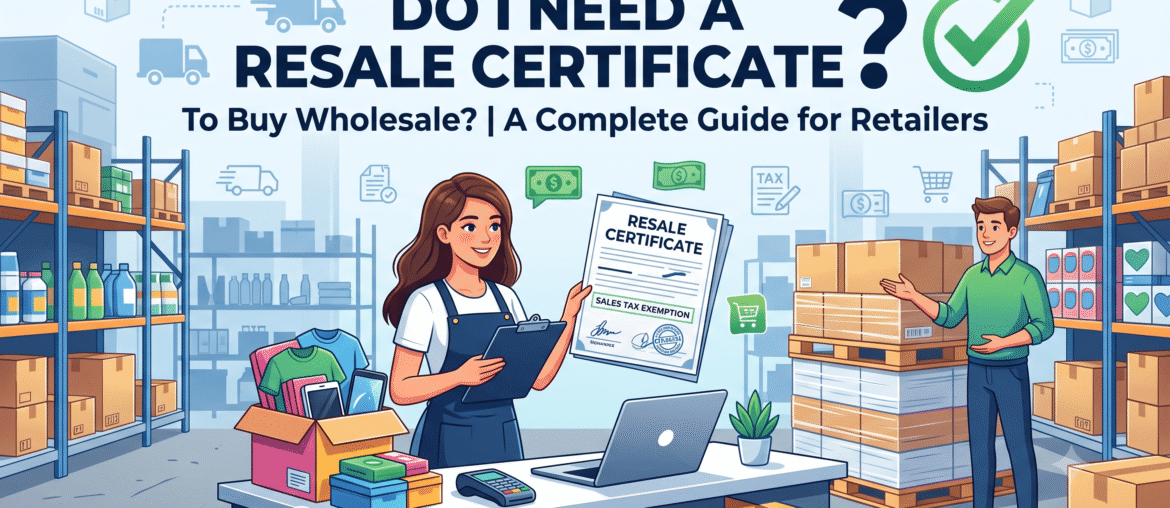 Do I Need a Resale Certificate to Buy Wholesale