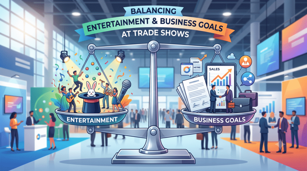 Trade Show Strategy: Balance Fun and Business Goals Trade Show Strategy Balance Fun and Business Goals