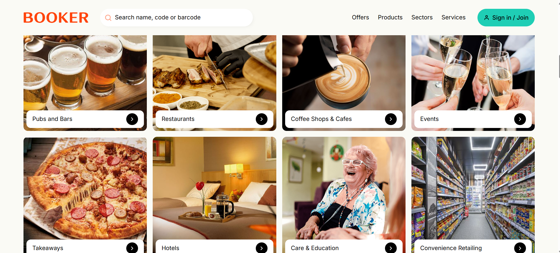 Booker Wholesale official UK cash and carry food and grocery website