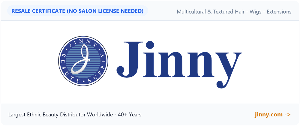 Jinny Beauty Supply Multicultural Wholesale Distributor Official Logo