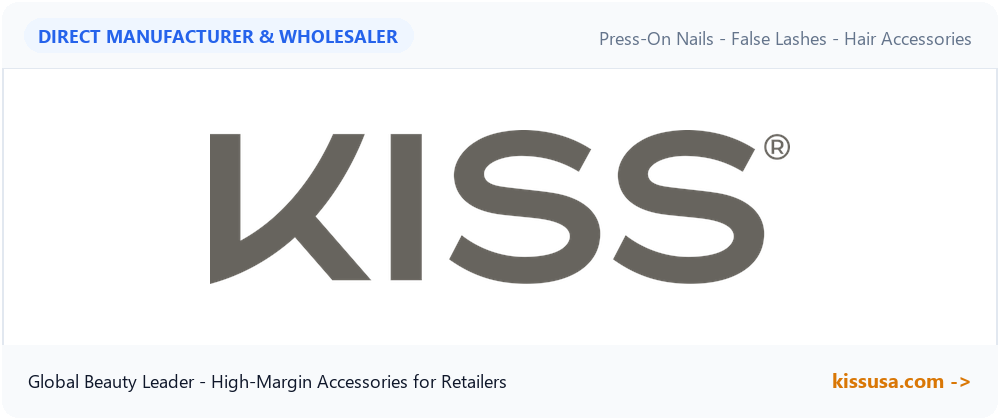Kiss Products KISS Wholesale Beauty Manufacturer and Distributor Official Logo