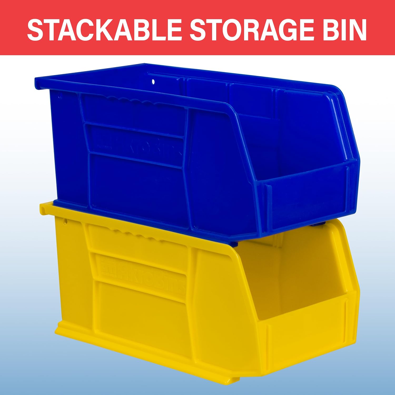 Akro-Mils durable plastic bins organizing hardware parts and Amazon FBA stock