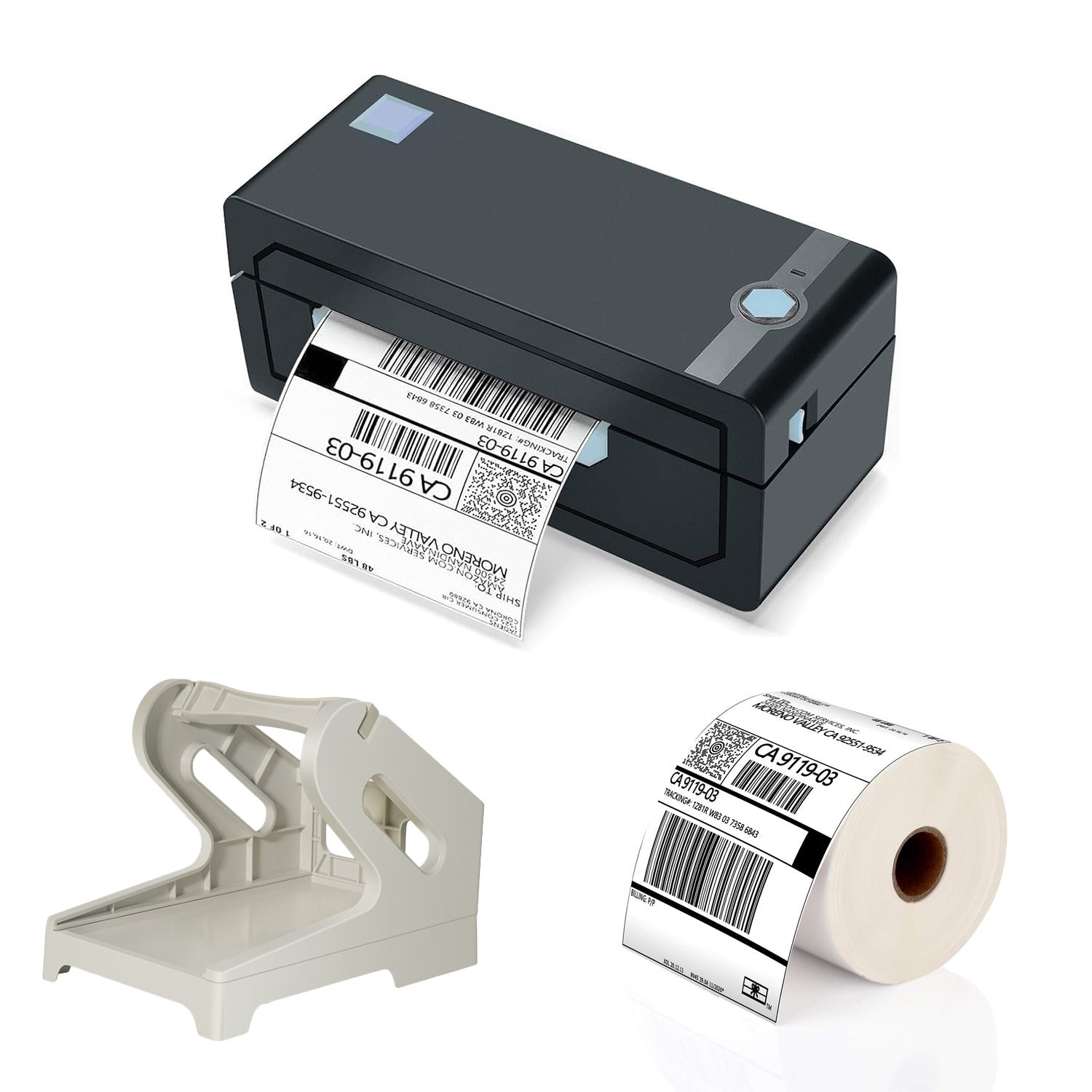Jadens Bluetooth thermal label printer smartphone and PC connection