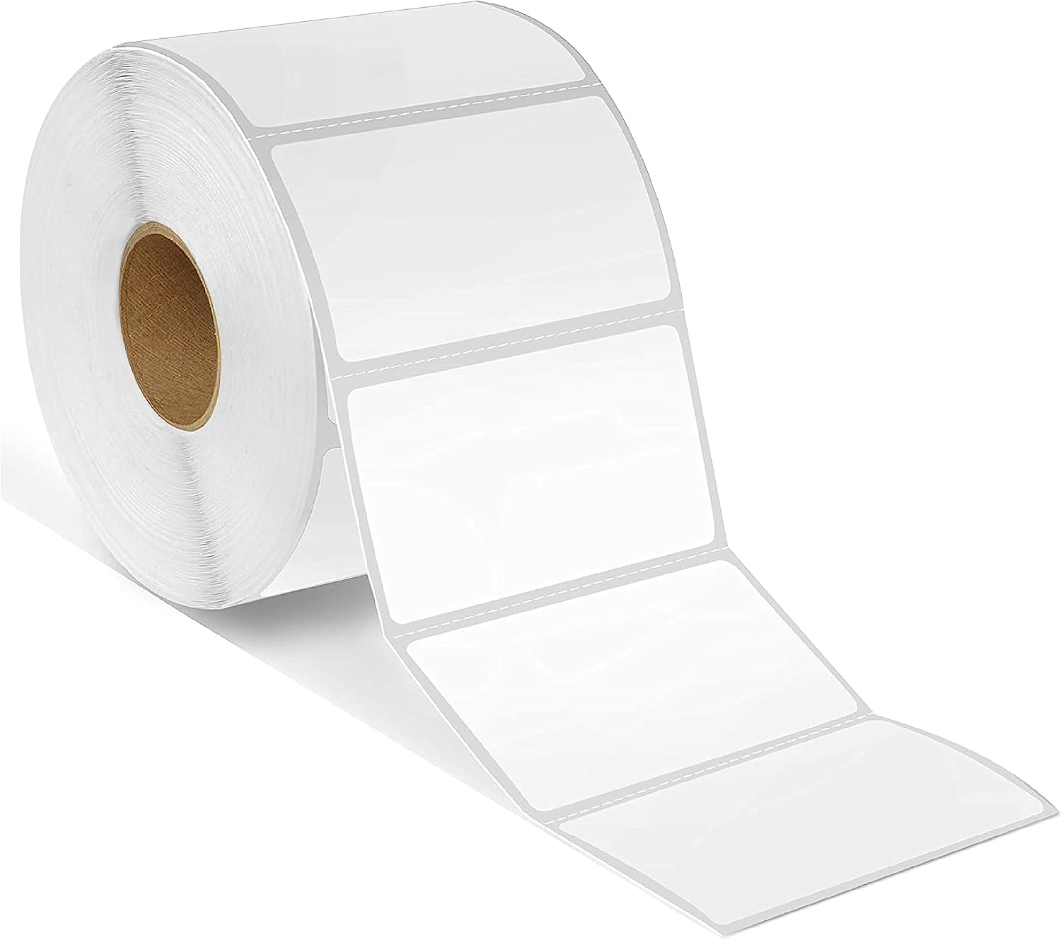 Spartan Industrial 2.25 x 1.25 inch direct thermal blank sticker rolls