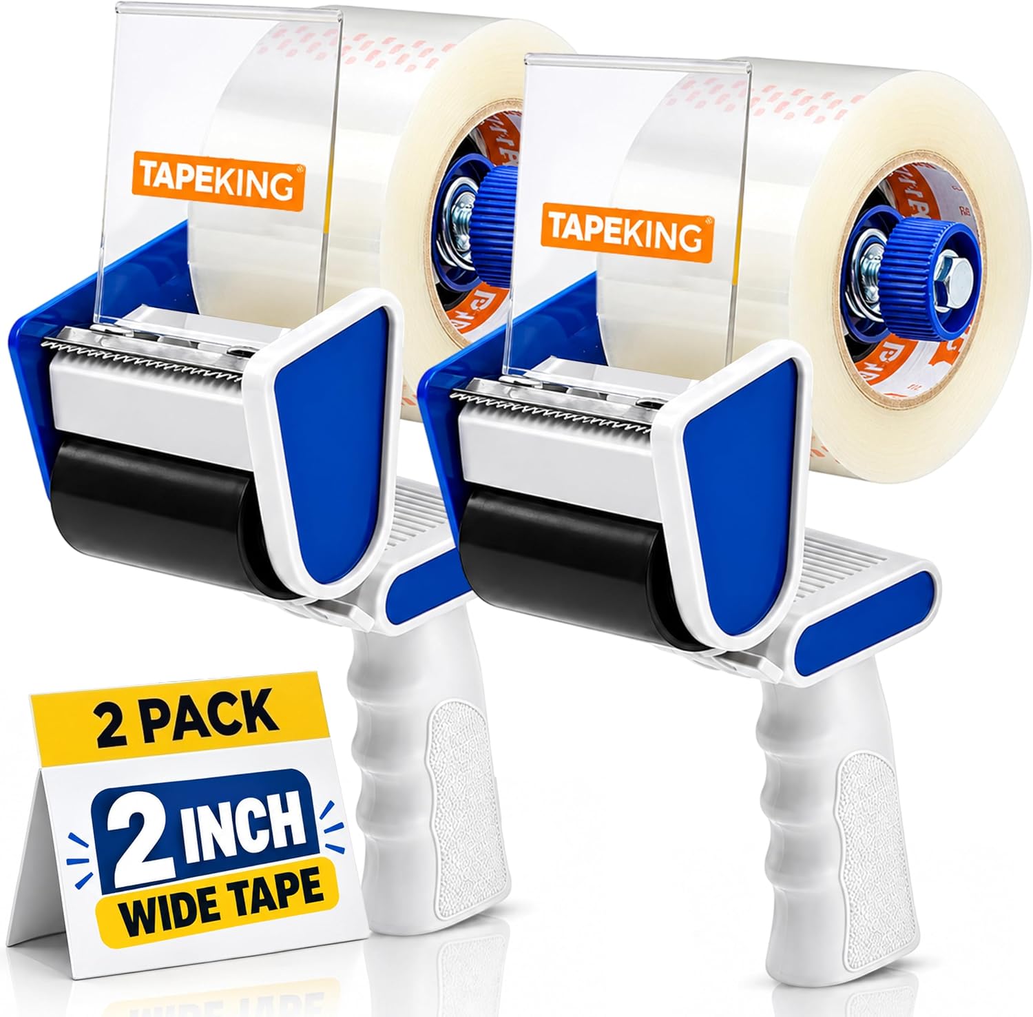 Tape King heavy duty packaging tape kit for e-commerce and wholesale shipping