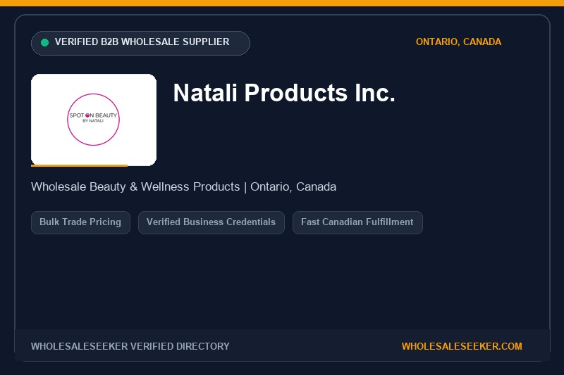 Natali Products Inc. Wholesale Showcase