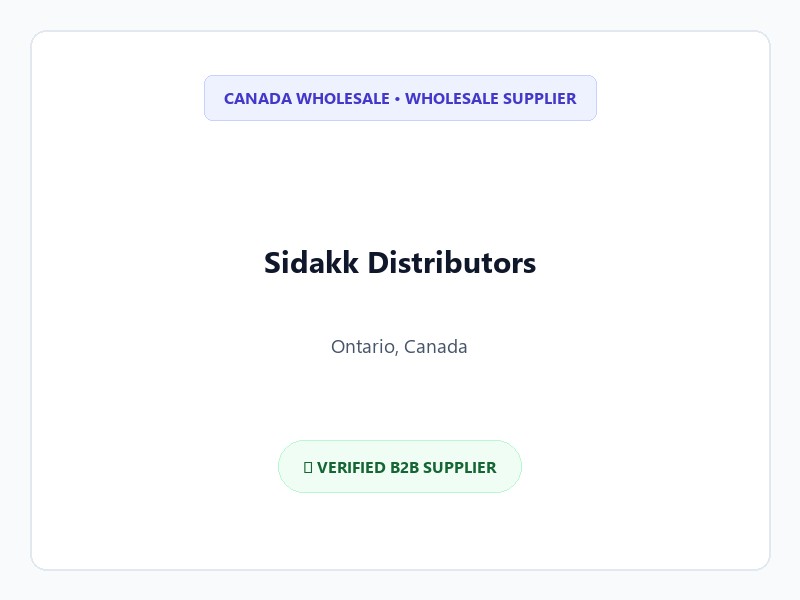Sidakk Distributors Logo